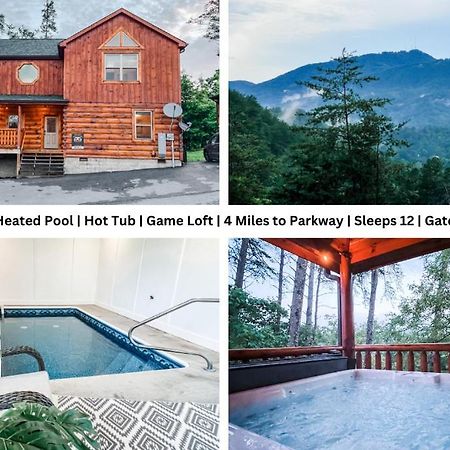Indoor Heated Pool Hot Tub Cabin Sevierville Buitenkant foto