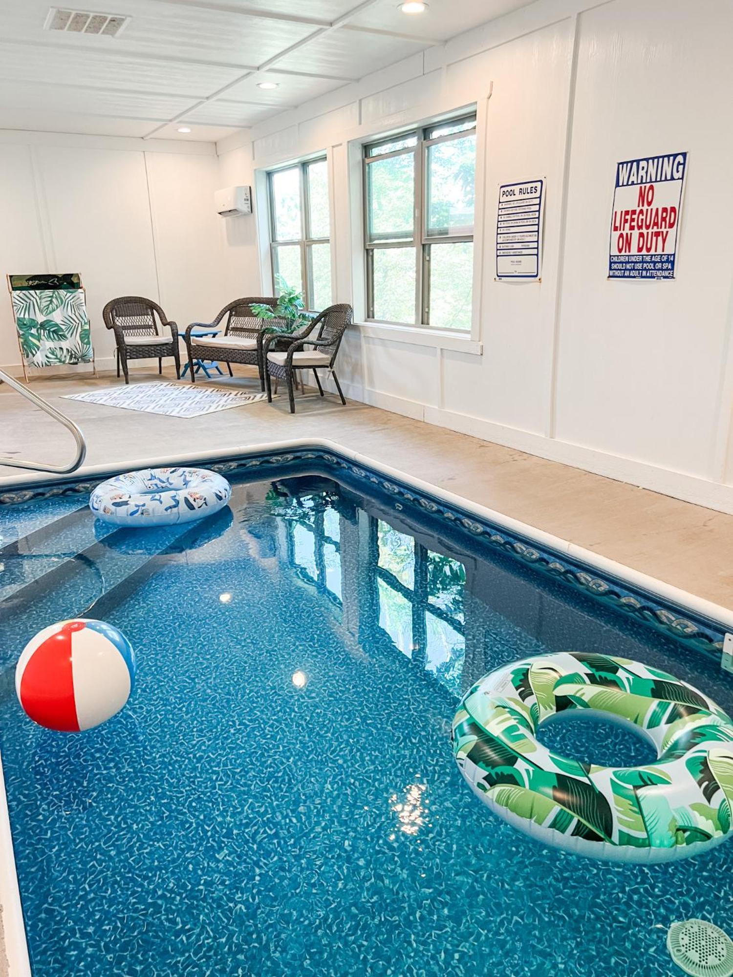 Indoor Heated Pool Hot Tub Cabin Sevierville Buitenkant foto